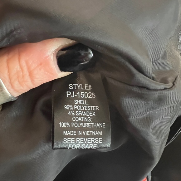 Biker Jacket Faux Leather - Picture 5 of 5